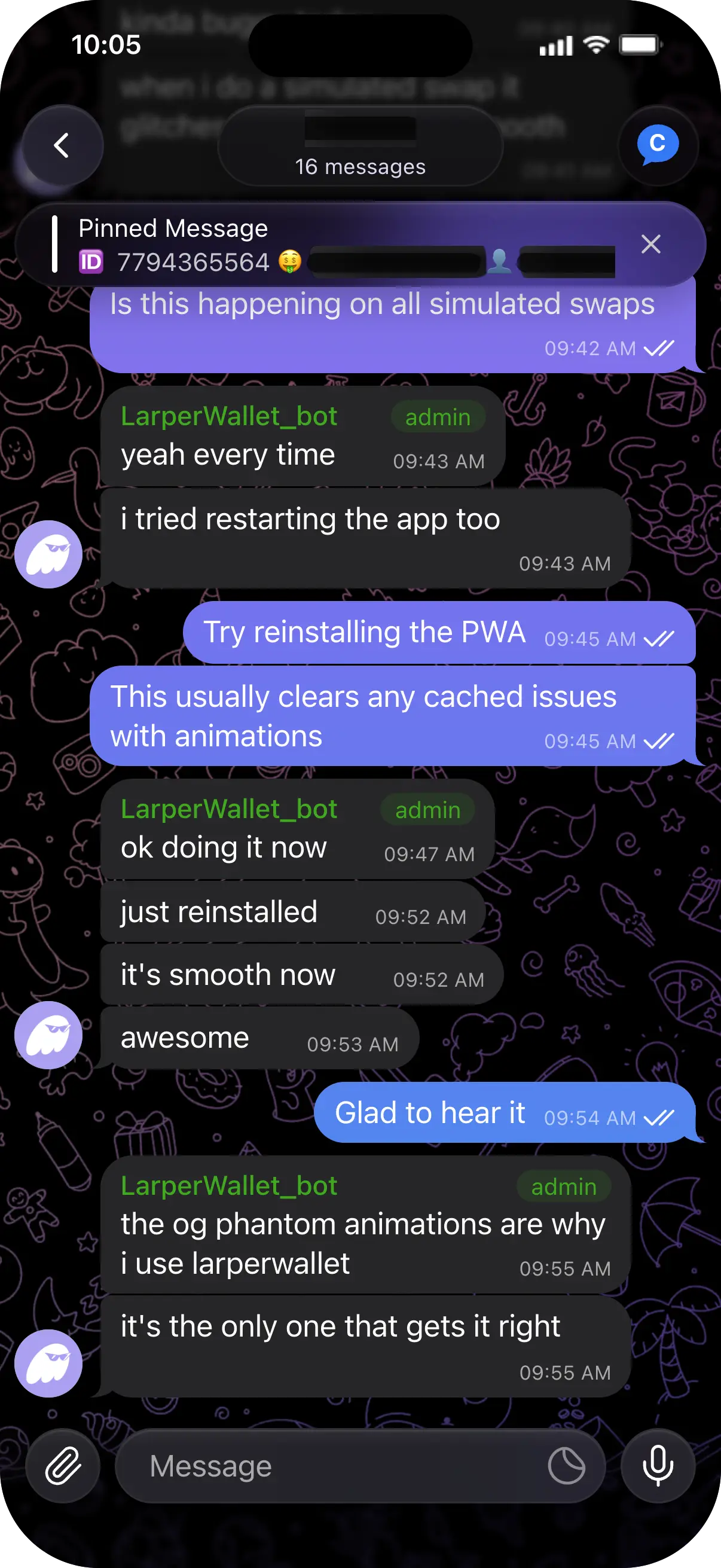 Anonymous customer vouch 3